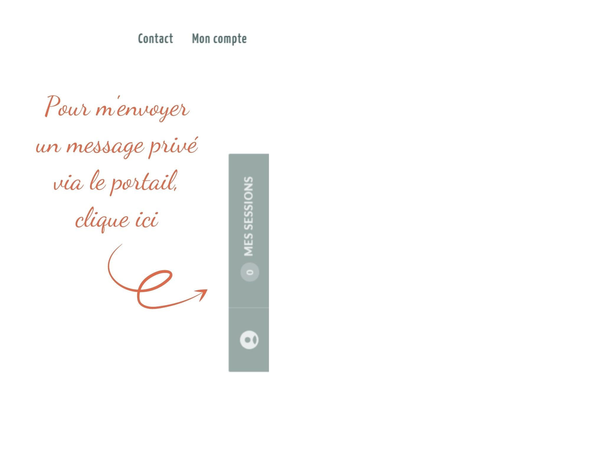 Pour menvoyer un message prive via le portail clique ici